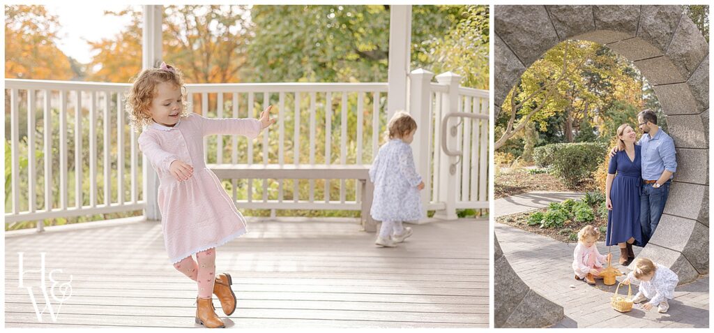 Kids playing taken by a family-friendly photographer