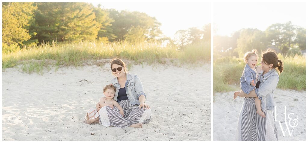 mom & daughter in New Castle, NH